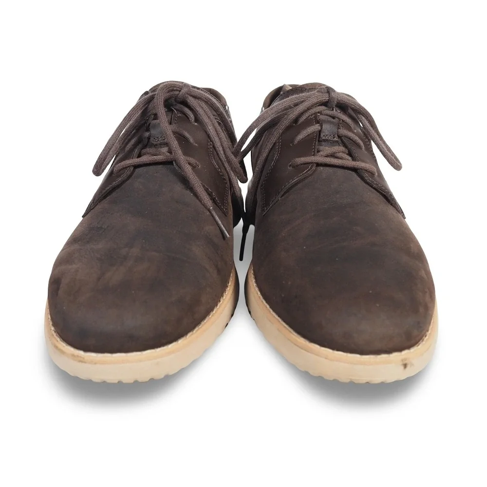 UGG Union Derby Hyperweave Waterproof Leather Oxfords Mens 11 Dark Brown 1104692